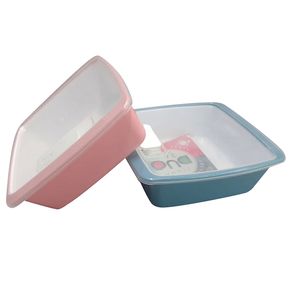 426 TRAVESSA QUADRADA DUO 360 C/TAMPA 400ML