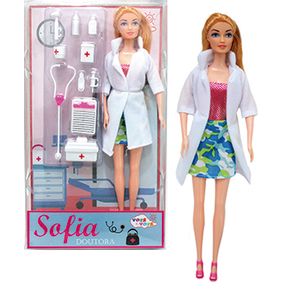 556872 BONECA SOFIA DOUTORA C/ACESSORIOS