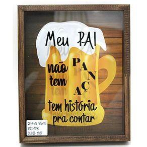 810/2 QUADRO PORTA TAMPINHA 20X25 PAI LUXO