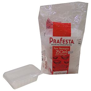 8302 POTE RETANGULAR 250 ML C/24