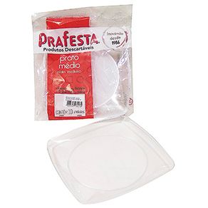 8516 PRATO QUADR MEDIO C/10 CRISTAL