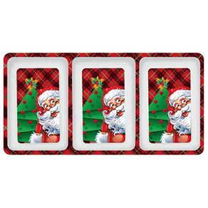 18665 TRAVESSA QUADRADA NATAL MELAMINA 20CM