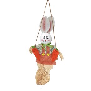 BF1201  COELHO NO BALANÇO 23X41CM