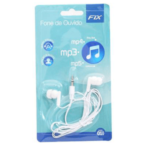 FXF0101 FONE DE OUVIDO MP3/MP4/MP5 FIX