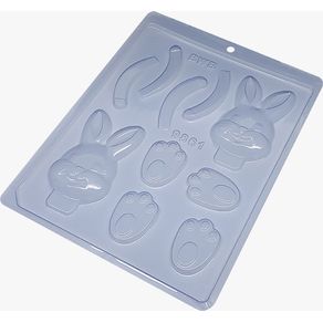 9861 FORMA SIMPLES PARTES COELHO DE CHOCOLATE