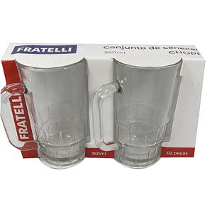 511765 CONJ CANECAS CHOPP 2PCS 511765 CONJ CANECAS CHOPP 2PCS
