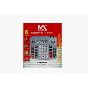 MAX-9838A CALCULADORA ELETRONICA