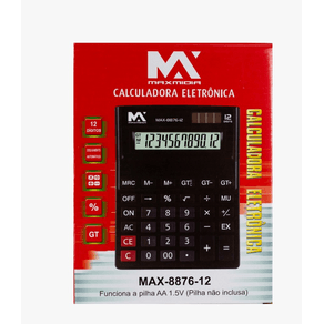 MAX-8876-12 CALCULADORA ELETRONICA
