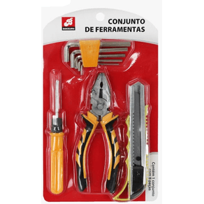 BAR-17229-52 CONJUNTO DE FERRAMENTAS EM CARTELA BAR-17229-52 CONJUNTO DE FERRAMENTAS EM CARTELA
