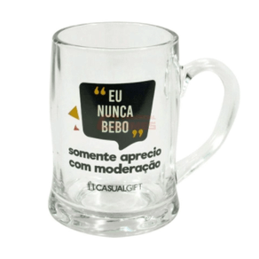 CSC004 CANECA CHOPP 400 EU NUNCA BEBO