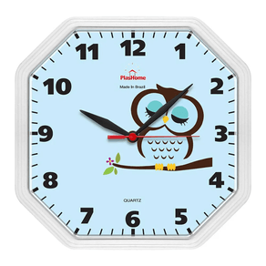 PHR007-BCO RELOGIO GAMA BRANCO CORUJA PHR007-BCO RELOGIO GAMA BRANCO CORUJA