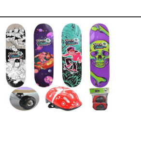 SK8-19003 KIT SKATE RADICAL C/04PCS 78X20CM SK8-19003 KIT SKATE RADICAL C/04PCS 78X20CM