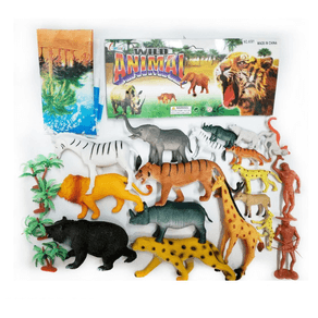 TK-1199 CONJUNTO ANIMAL DE PLASTICO C/23PCS