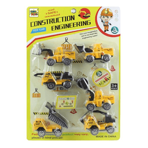 TK-2409 CONJUNTO C/6 CAMINHOES C/ACESSORIOS TK-2409 CONJUNTO C/6 CAMINHOES C/ACESSORIOS