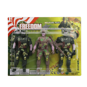 TK-1179 BONECO DE PLASTICO C/3PCS