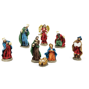 NTD20031 PRESEPIO DE RESINA 11CM 8PCS