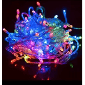 1003 PISCA C/100 LED COLORIDO 9.5MTS 8F FIO TRANSP 127V