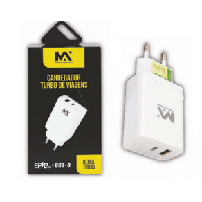 MAX-CAR128 CARREGADOR DE BATERIA P/TELEFONE