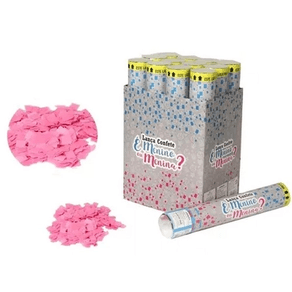 LCN011 LANCA CONFETE CHA REVELACAO ROSA 30CM LCN011 LANCA CONFETE CHA REVELACAO ROSA 30CM