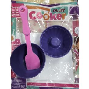 7862 KIT FORMA . TIGELA E ACESSORIOS CONFEITEIRO PLAY COOKER