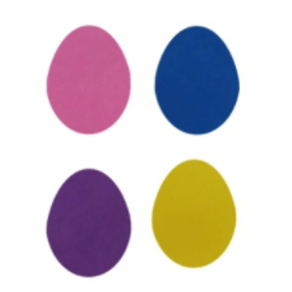 293 APLIQUE OVOS DE PASCOA 5X4 CM