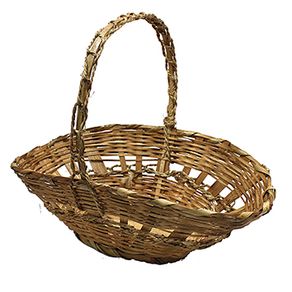 906-6 CESTA PASSA FITA DE BAMBU C/PE C/CORDA PEQUENA 906-6 CESTA PASSA FITA DE BAMBU C/PE C/CORDA PEQUENA