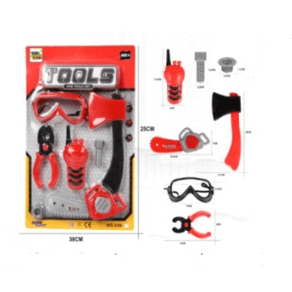 TK-AB2502 BRINQUEDO CONJUNTO FERRAMENTAS DE PLASTICO