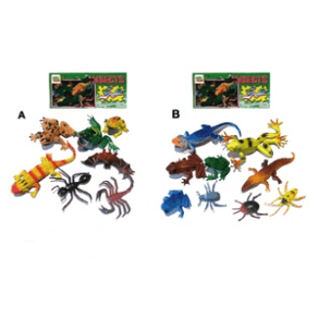 TK-1950 BRINQUEDO ANIMAL DE PLASTICO C/ 7 PCS