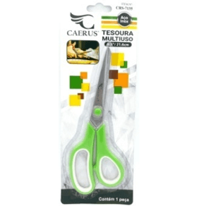 CRS-7135 TESOURA DE INOX C/PONTA FINA E CABO DE PLASTICO CRS-7135 TESOURA DE INOX C/PONTA FINA E CABO DE PLASTICO