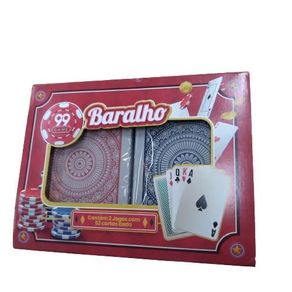 PLAY-0001 2 JOGOS DE BARALHO EM PLASTICO COM 52 CARTAS PLAY-0001 2 JOGOS DE BARALHO EM PLASTICO COM 52 CARTAS
