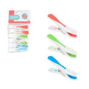 WX4664 PRENDEDOR DE ROUPAS C/06PCS