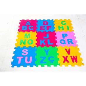 TT03B TAPETE TATAME ALFABETO TRI C/09PCS 8MM TT03B TAPETE TATAME ALFABETO TRI C/09PCS 8MM
