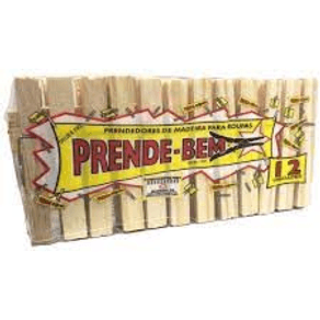 AR100 PRENDEDOR GIGANTE MADEIRA C/12