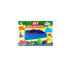 422398 KIT AREIA DE MODELAR 900G COM 16 ACESSORIOS