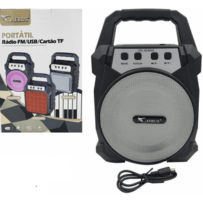 CRS-RD6660 RADIO RECARREGAVEL 8W BIVOLT C/LUZ