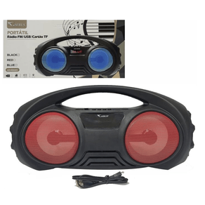 CRS-RD6504 RADIO RECARREGAVEL 5W BIVOLT C/LUZ