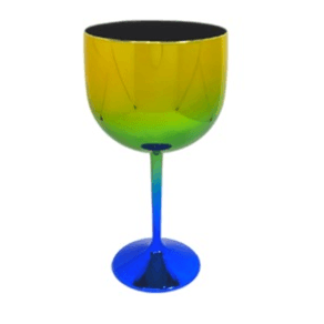 TACA GIN METALIZADA BRASIL 550ML TACA GIN METALIZADA BRASIL 550ML