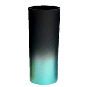 COPO LONG DRINK DEGRADE PRETO FOSCO/VERDE TIFFANY 330ML