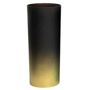 COPO LONG DRINK DEGRADE PRETO FOSCO/DOURADO