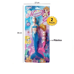 ASH-15.4860 BONECA SEREIA X 2 COM LUZ