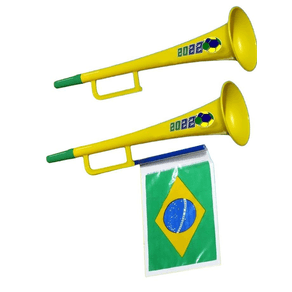 CORNETA PLASTICA C/BANDEIRA
