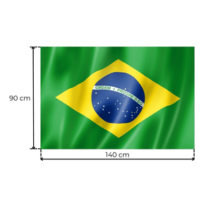 5618 BANDEIRA BRASIL 90X140CM