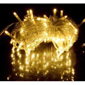 89069 PISCA C/50 LEDS WARM FIO TRANSPARENTE 5MTS 220V