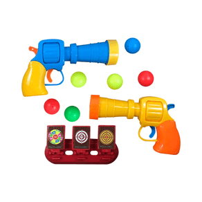 JR0381 PISTOLA DE PLAST. LANCA PROJETEIS C/ 2 PCS JR0381 PISTOLA DE PLAST. LANCA PROJETEIS C/ 2 PCS