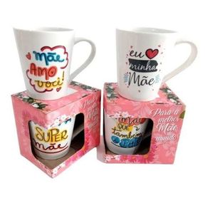 CANECA PORCELANA 120ML DECORADA MAE C/CAIXA CANECA PORCELANA 120ML DECORADA MAE C/CAIXA