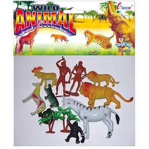 TK-1201 BRINQUEDO ANIMAL DE PLASTICO C/ 12 PCS