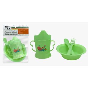 CRS-1694 CONJUNTO PRATO E TALHETES