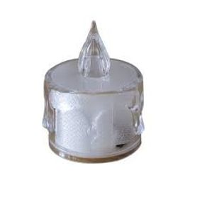 900328 VELA DE PLASTICO C/LUZ 6.5X4CM