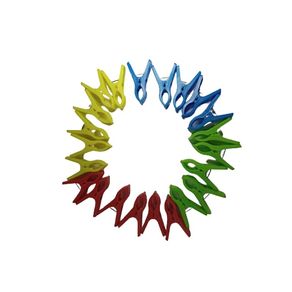 3791 PRENDEDOR DE ROUPA PLASTICO C/24 5X3CM