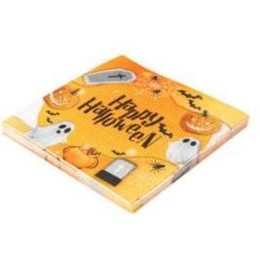 GP33186 GUARDANAPO FOLHA DUPLA 33X33CM FANTASMAS